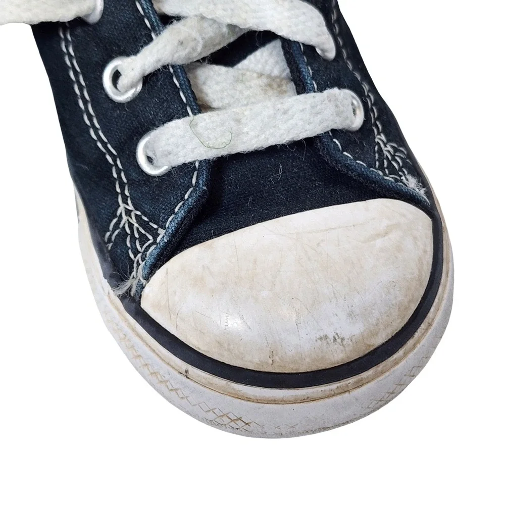 Converse Chuck Taylor All Star Low Top Navy Blue Infant Toddler Shoes Size 9 US
